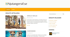 Desktop Screenshot of njutangersif.se